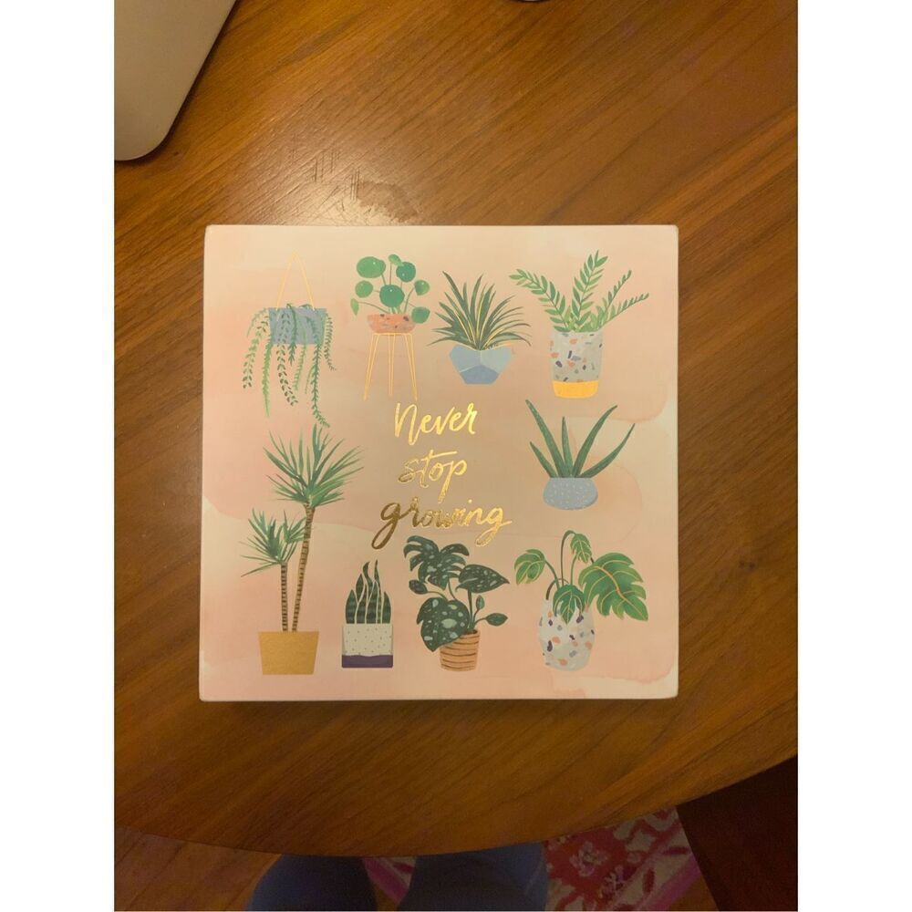 Desk Wall Inspirational Art Plant Theme